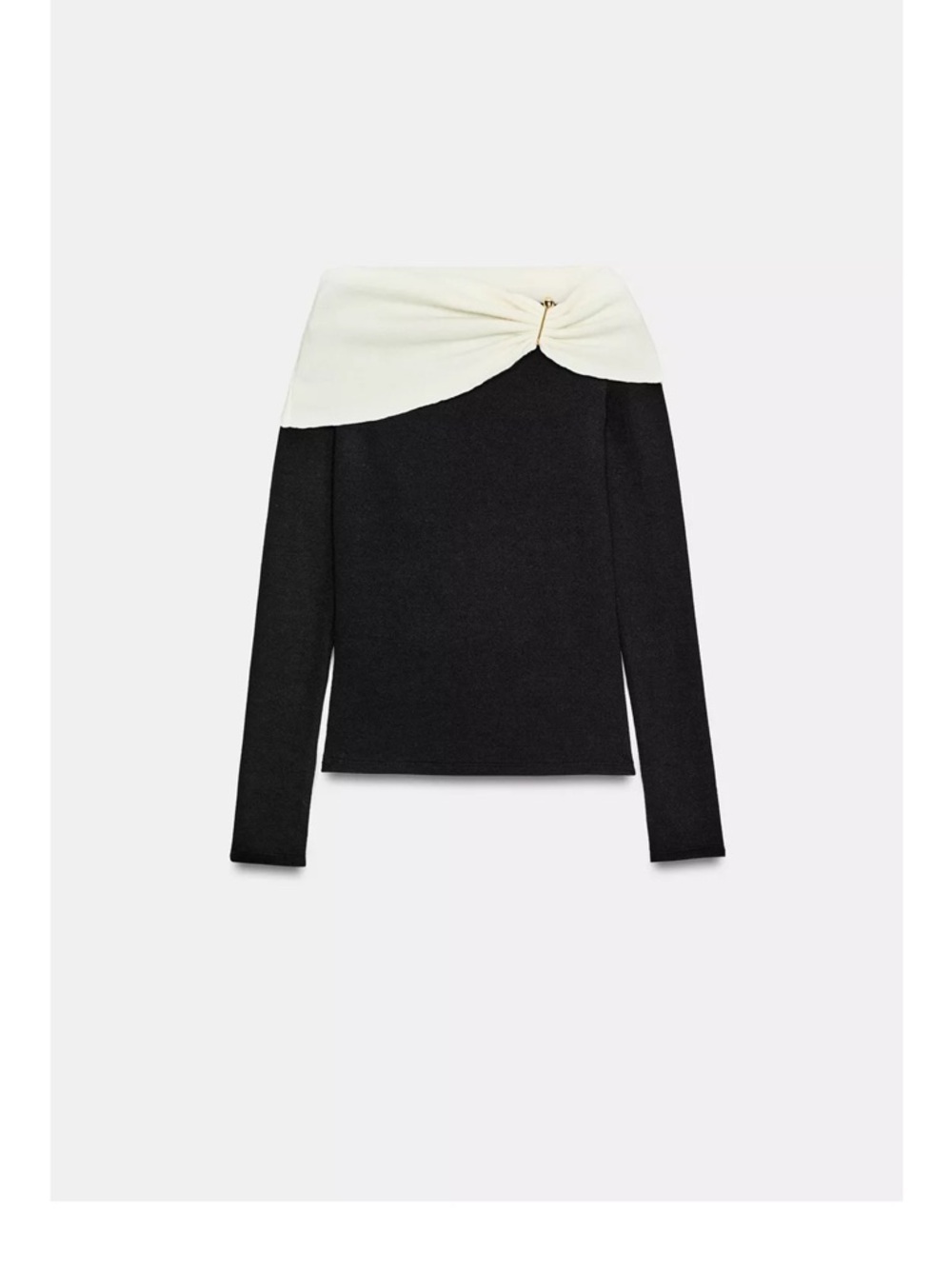 NWT Zara off shoulder sweater size small